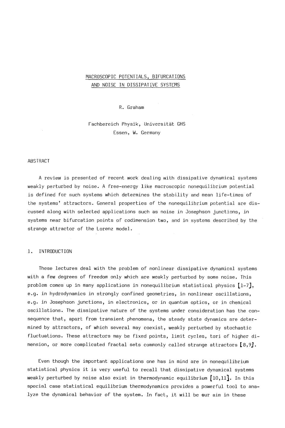Fluctuations and Stochastic Phenomena in Condensed Matter: Proceedings of the Sitges Conference on Statistical Mechanics Sitges, Barcelona/Spain, May 26â30, 1986 by R. Graham (auth.) L. Garrido (eds.)
