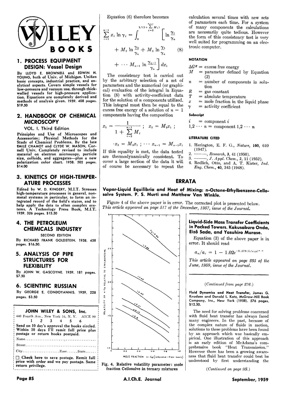 Fluid Dynamics and Heat Transfer, James G. Knudsen and Donald L. Katz, McGraw-Hill Book Company, Inc., New York (1958). 576 pages. [dollar]12.50. by Unknown