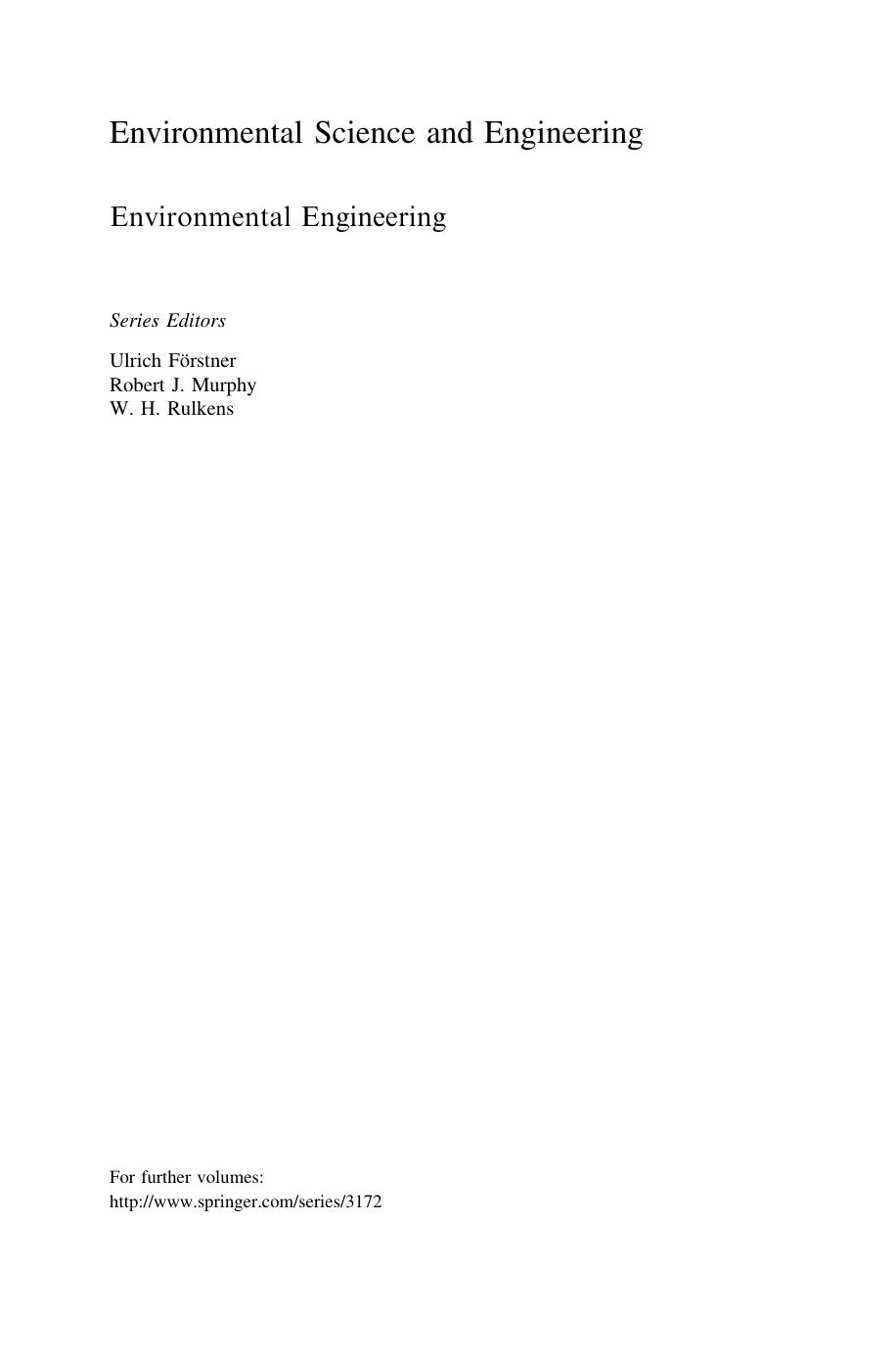 Fluid Dynamics in Physics, Engineering and Environmental Applications by unknow