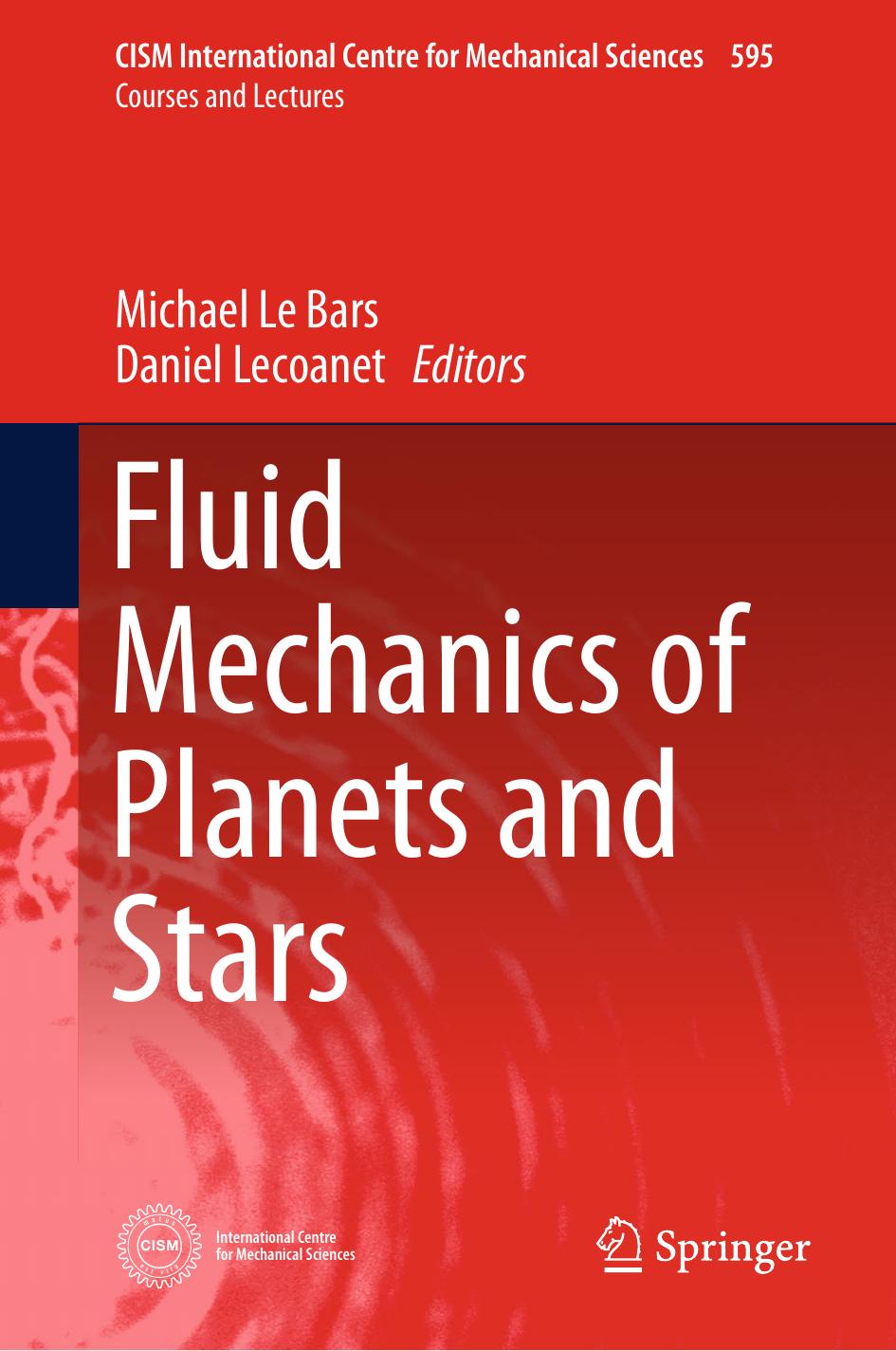 Fluid Mechanics of Planets and Stars (repost) by Unknow