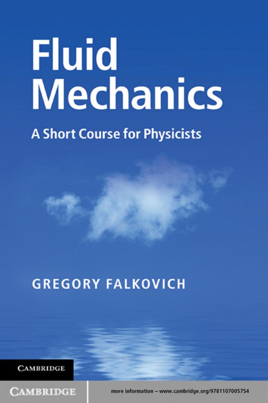 Fluid Mechanics: A Short Course for Physicists by Gregory Falkovich