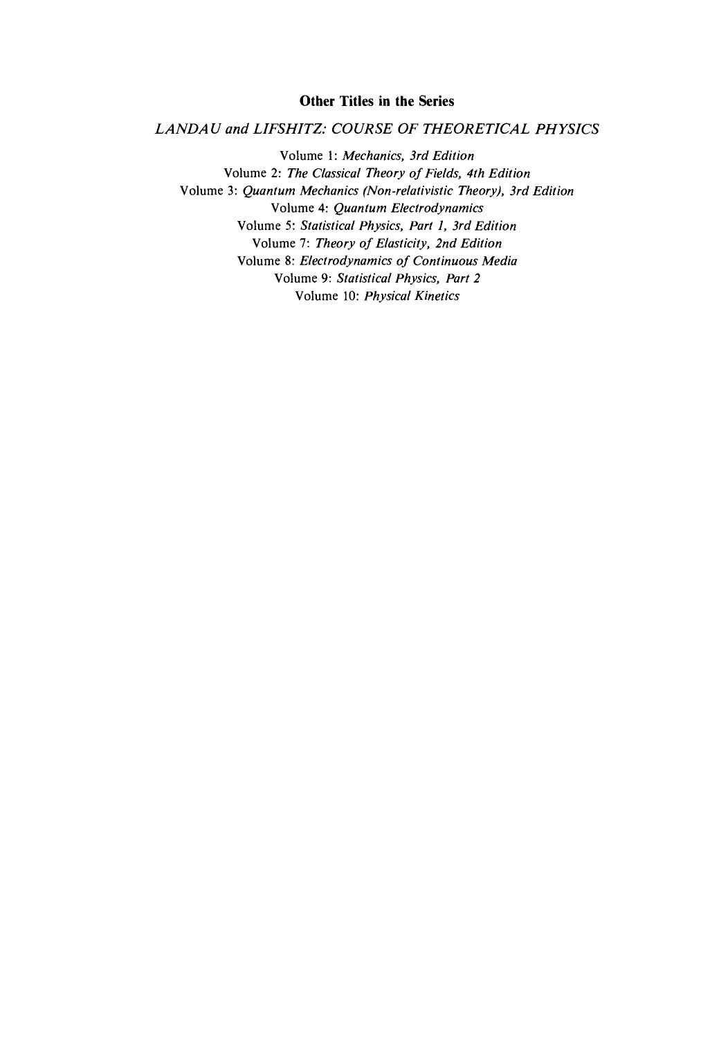 Fluid Mechanics. Volume 6 by L. D. Landau and E. M. Lifshitz (Auth.)