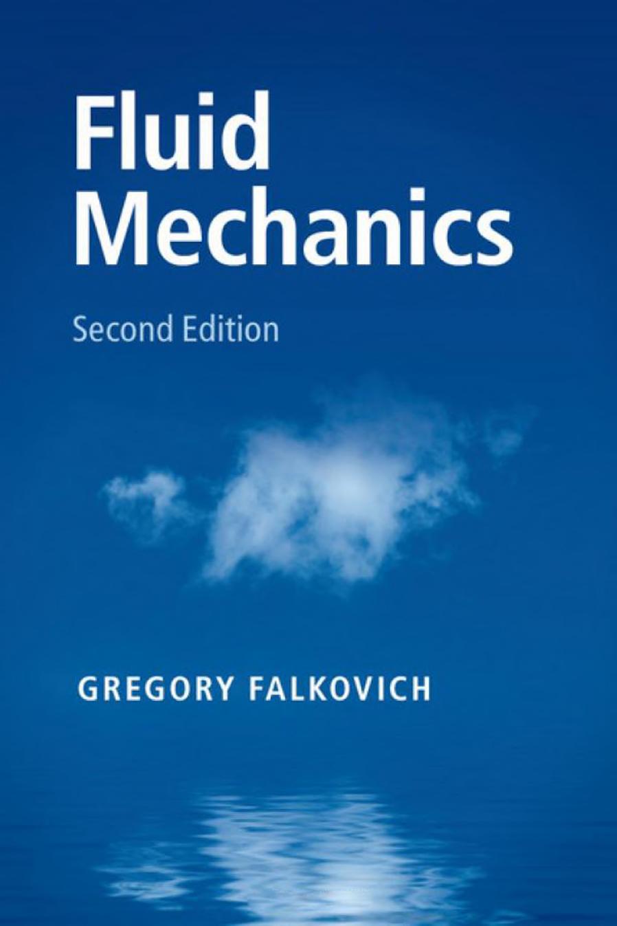 Fluid mechanics by Falkovich Grigory