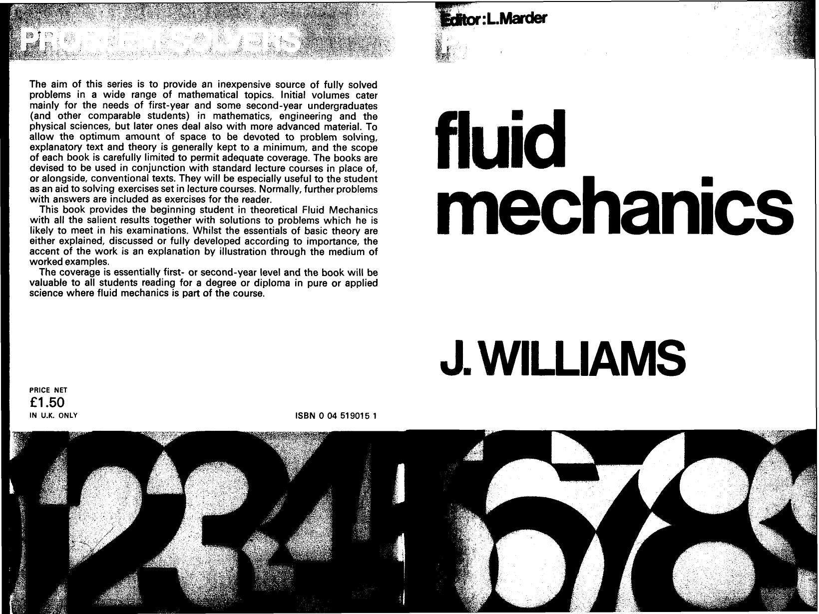 Fluid mechanics by John Williams