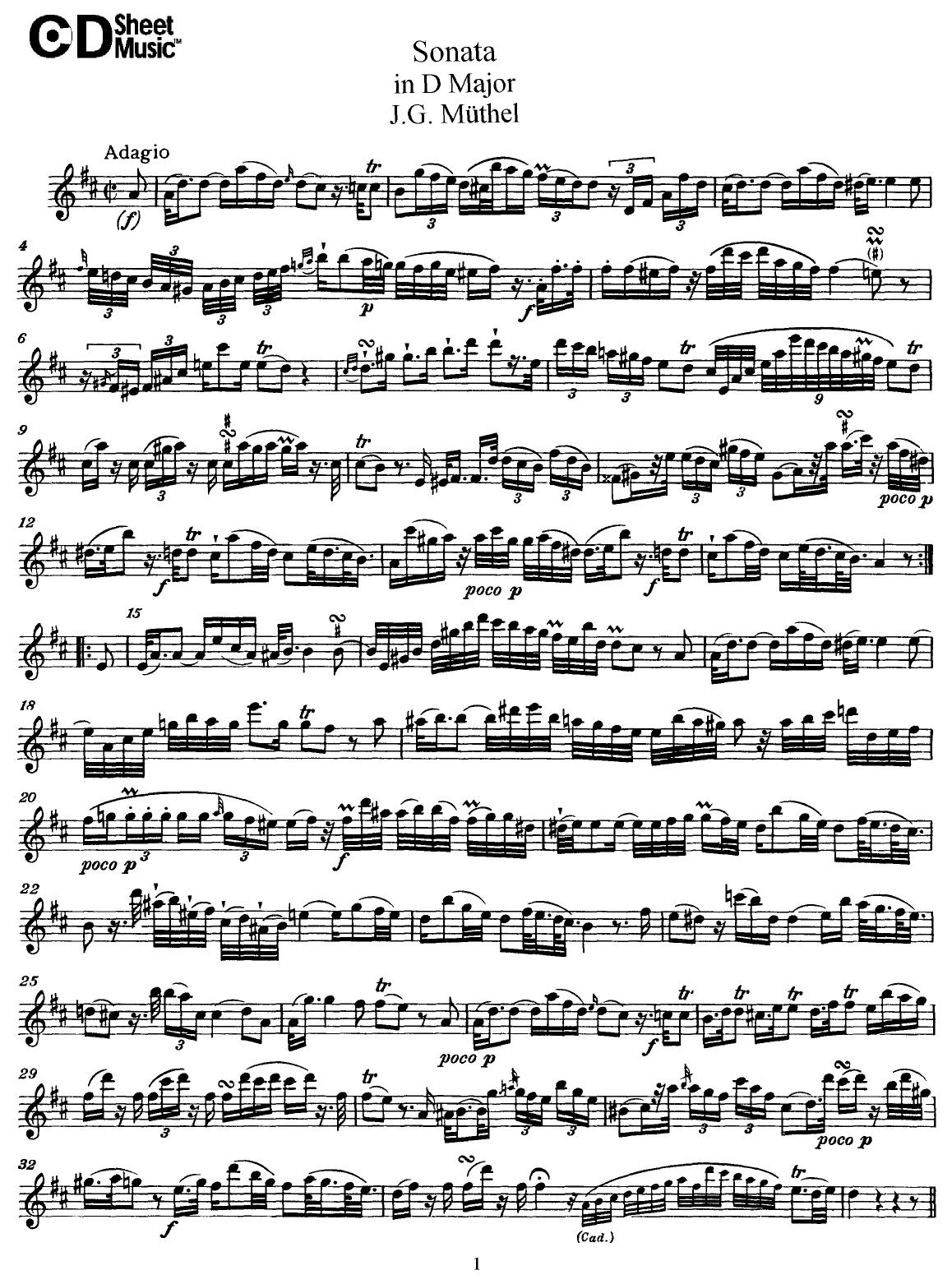 Flute Solos: Muthel, Part by WBaxley Music Subito Music Corp & Stephens Pub. Co