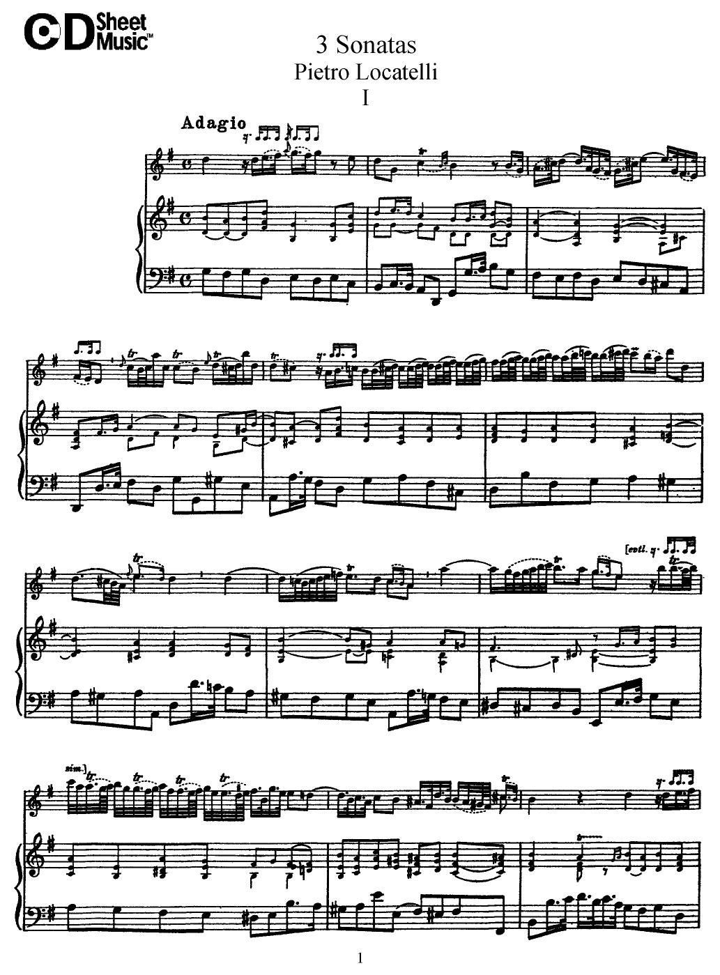 Flute Solos: Pietro, Score by WBaxley Music Subito Music Corp & Stephens Pub. Co