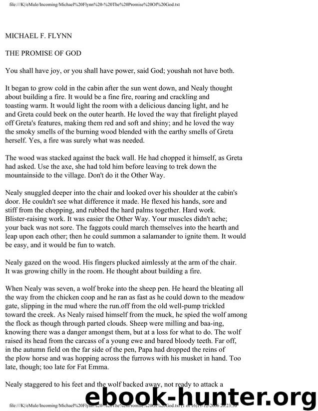 Flynn, Michael - The Promise of God by Flynn Michael