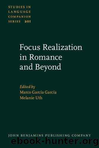 Focus Realization in Romance and Beyond by García García Marco;Uth Melanie; & Melanie Uth