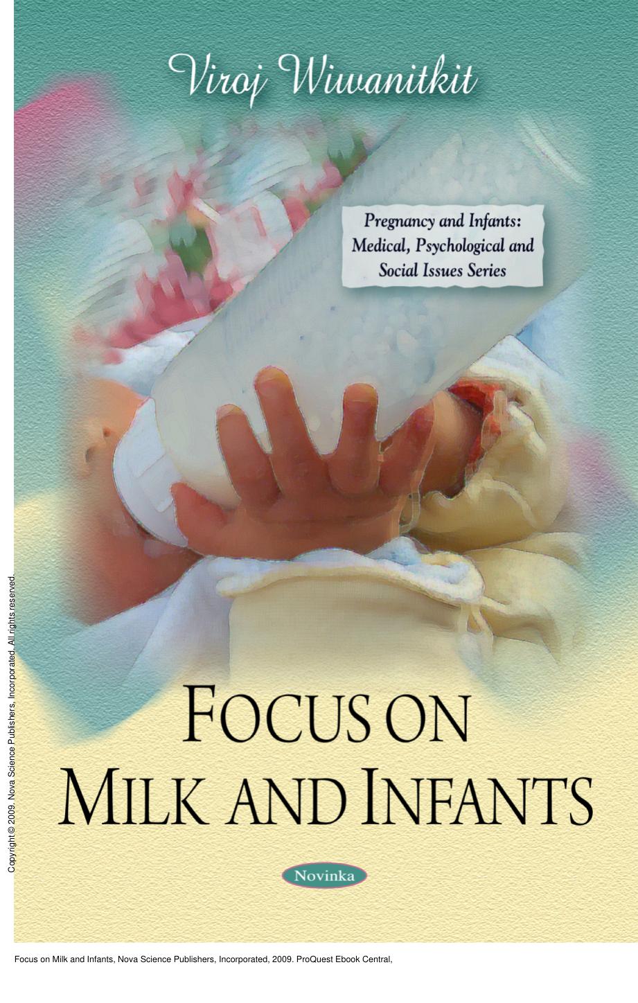 Focus on Milk and Infants by Viroj Wiwanitkit