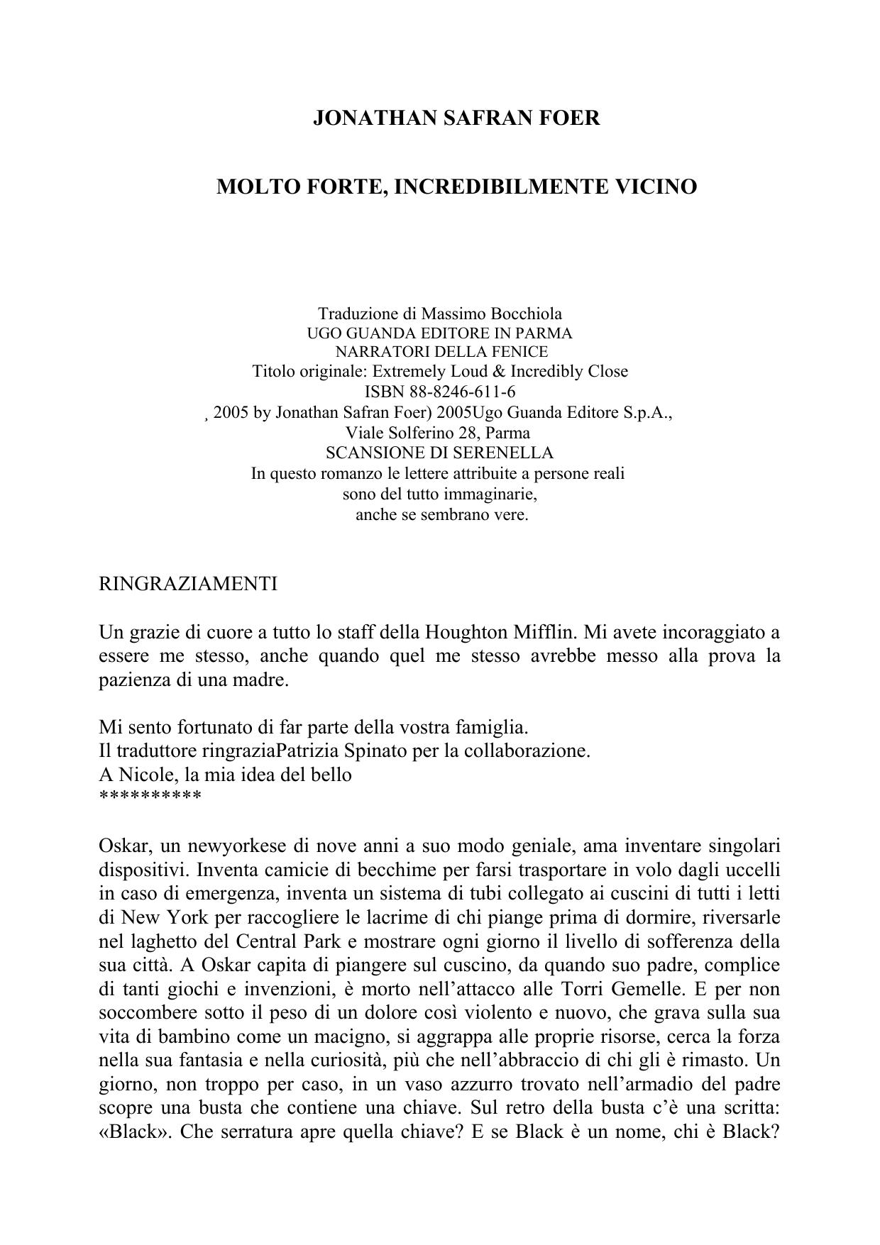 Foer Jonathan S. by Alberto