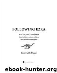 Following Ezra by Tom Fields-Meyer