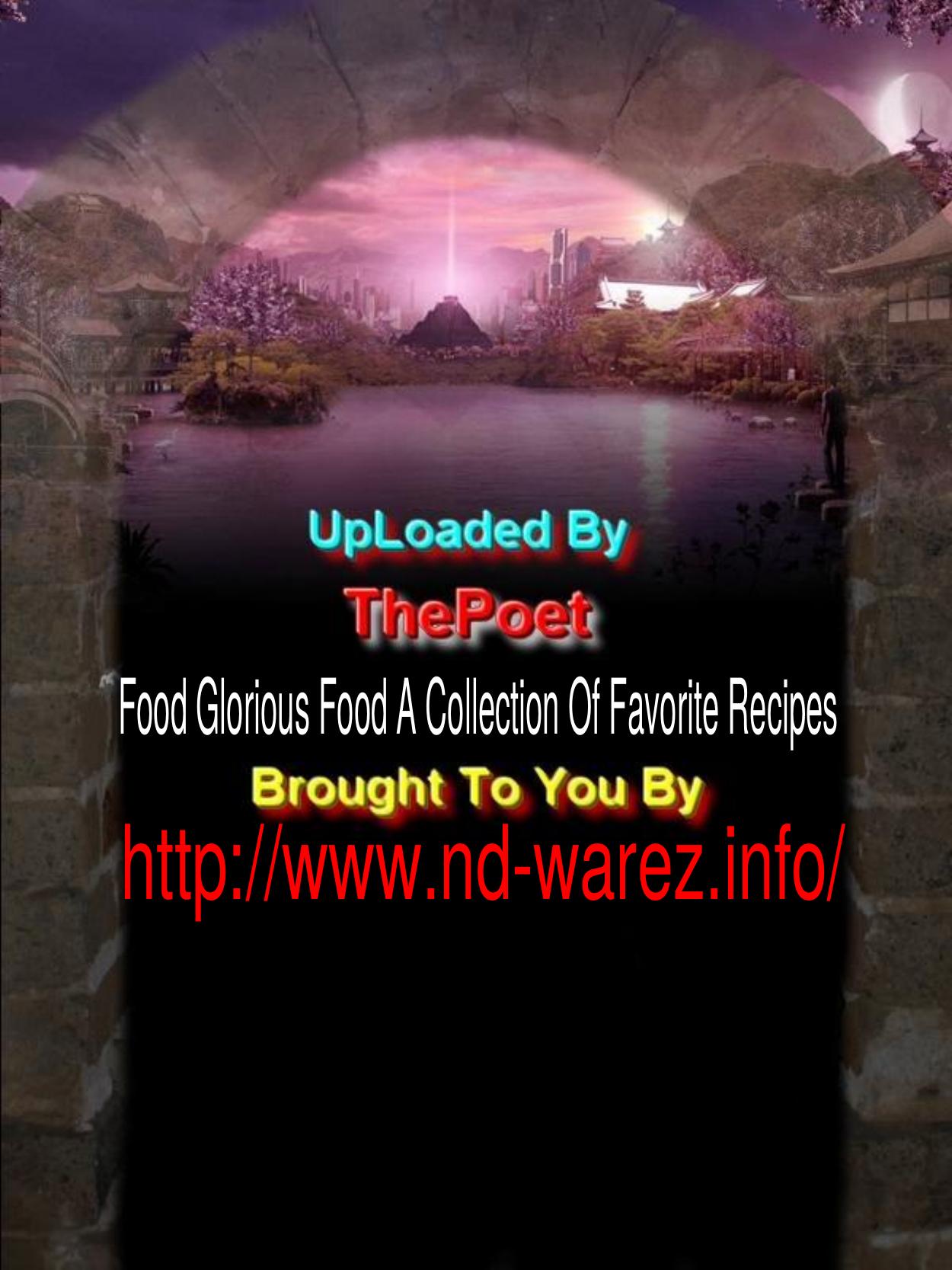 Food Glorious Food, A Collection of Favorite Recipes by Twin Cities Gay Men's Chorus