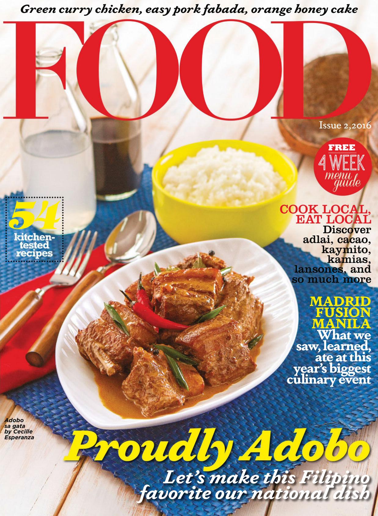 Food Magazine Philippines - Issue 2, 2016 by Unknow