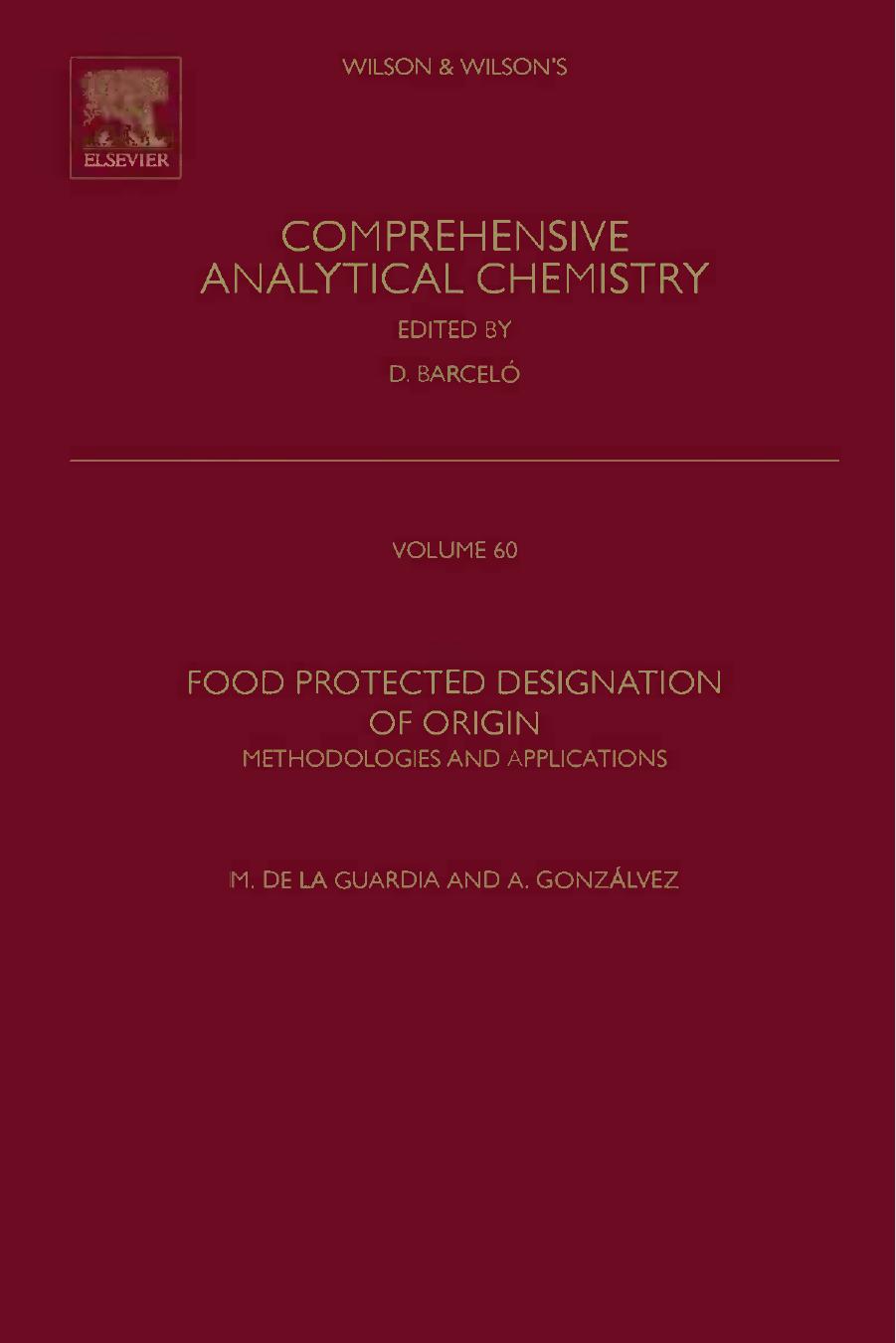 Food Protected Designation of Origin by Methodologies & Applications (2013)