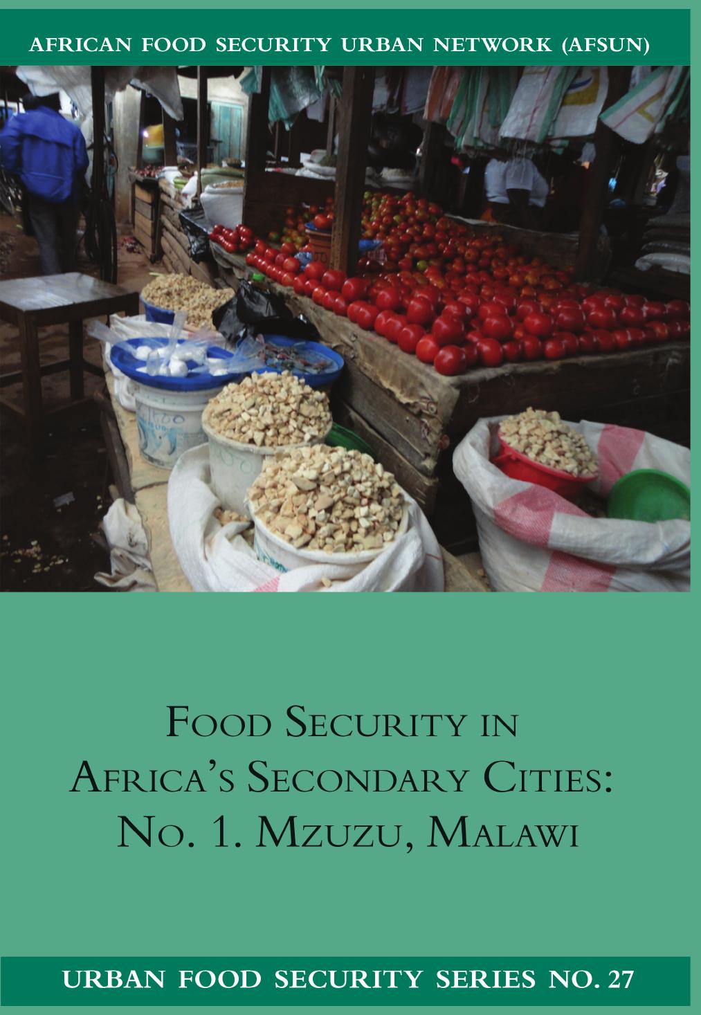 Food Security in Africa's Secondary cities: no. 1. Mzuzu, Malawi by Liam Riley