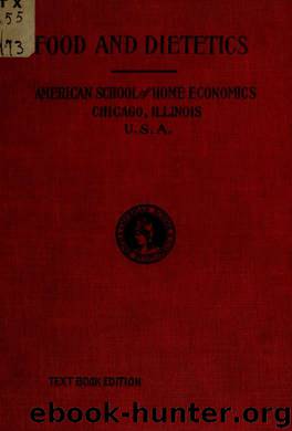 Food and dietetics by unknow