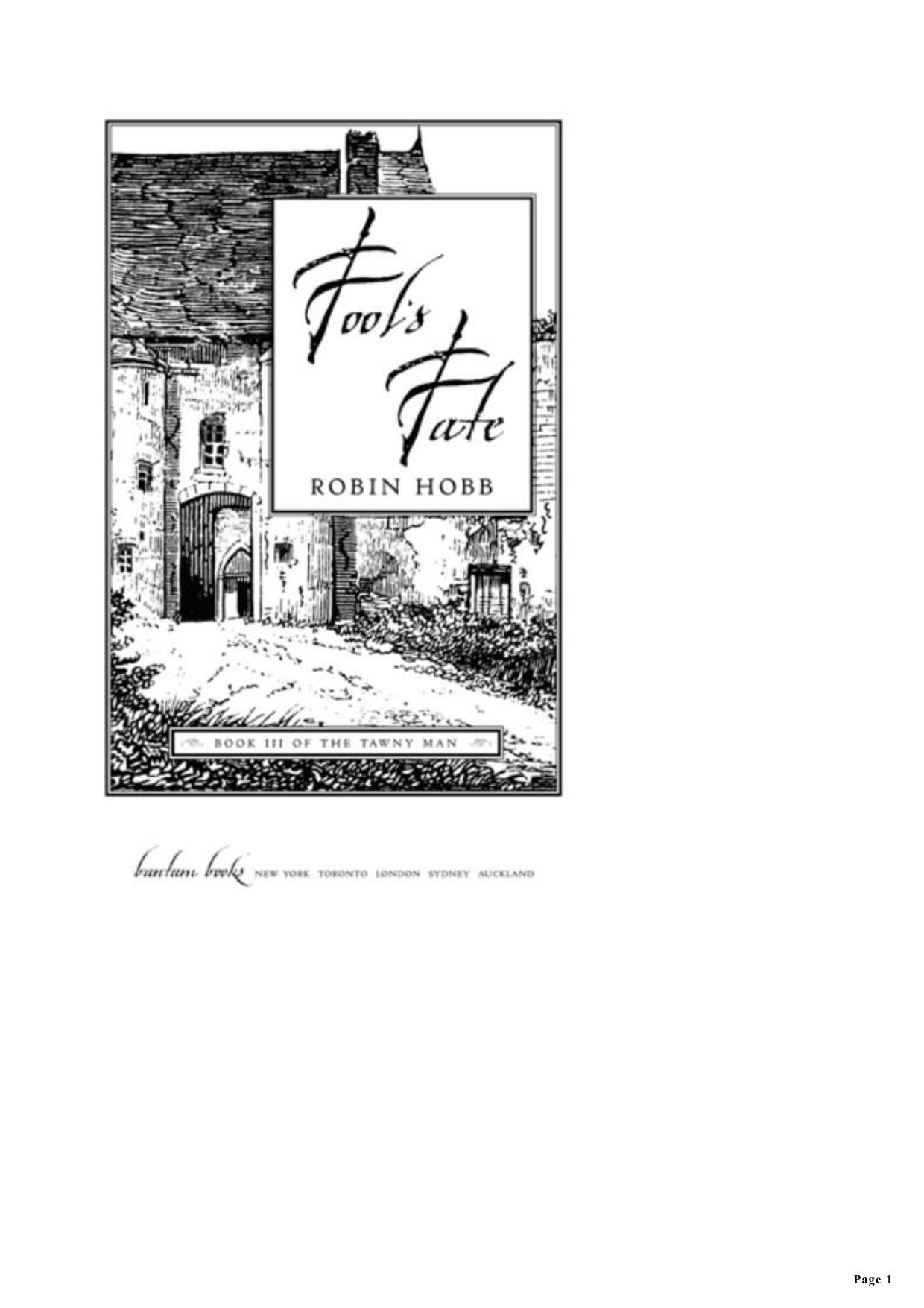 Fool's Fate by Hobb Robin
