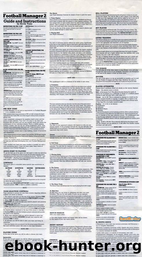 Football Manager 2 - Manual by Paul Thompson