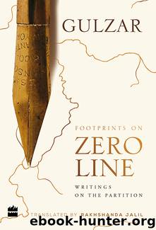 Footprints on Zero Line by Gulzar