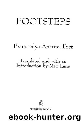 Footsteps by Pramoedya Ananta Toer