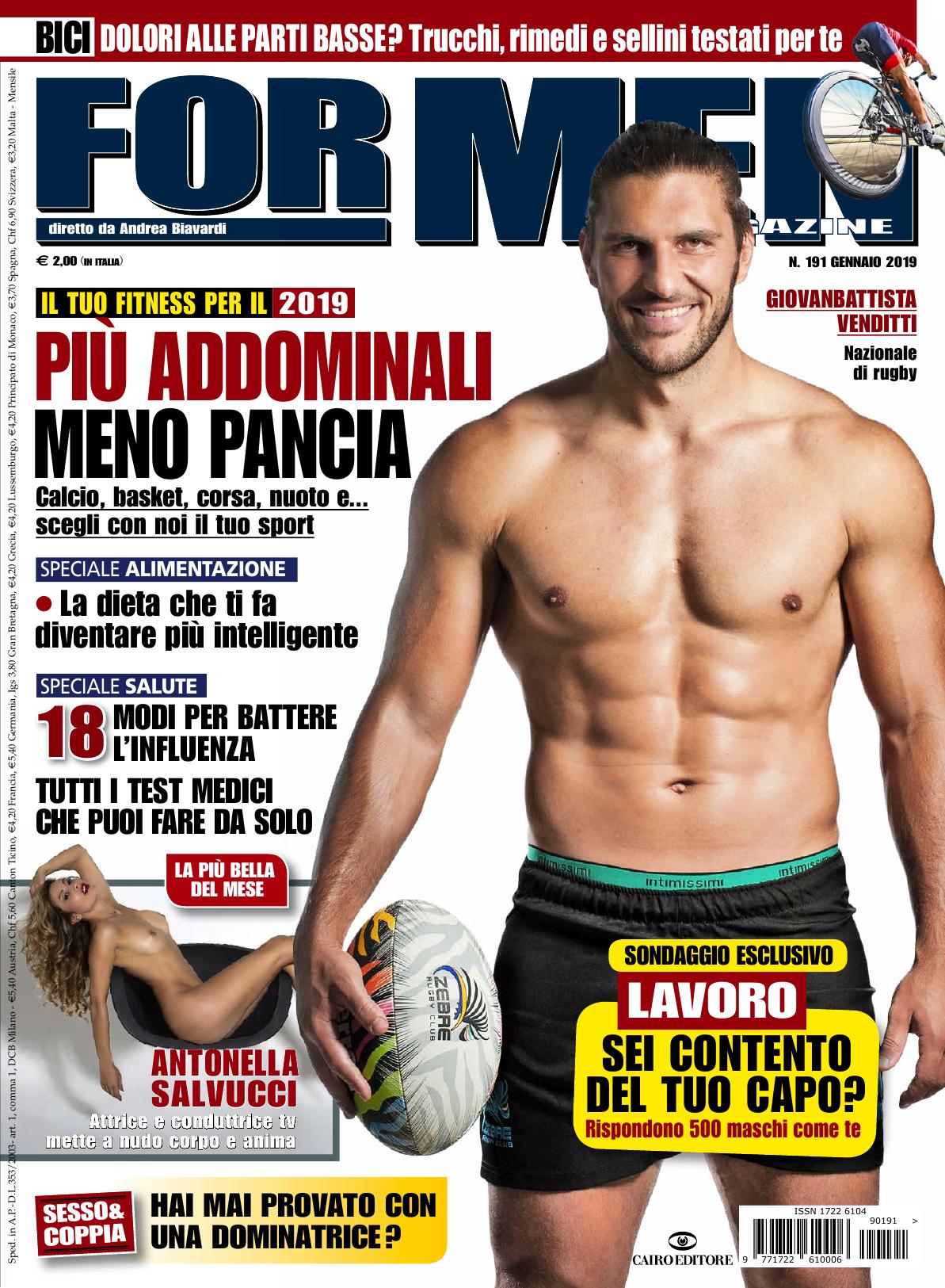 For Men Magazine N.191 - Gennaio 2019 by Unknow