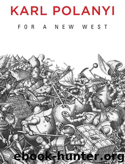 For a New West by Karl Polanyi