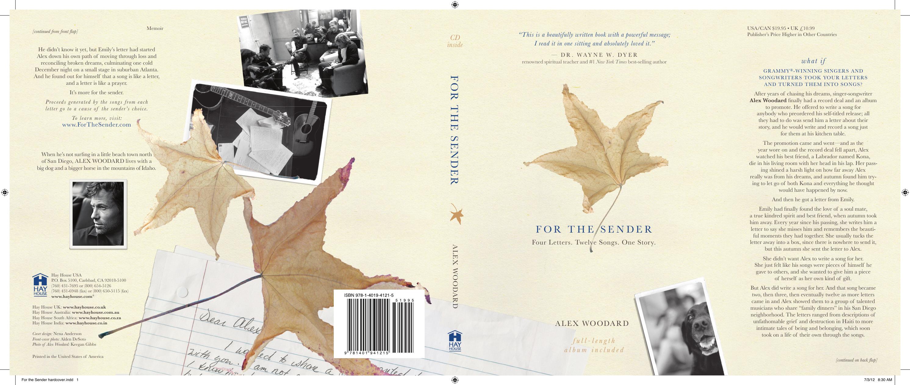 For the Sender: Four Letters. Twelve Songs. One Story by Alex Woodard