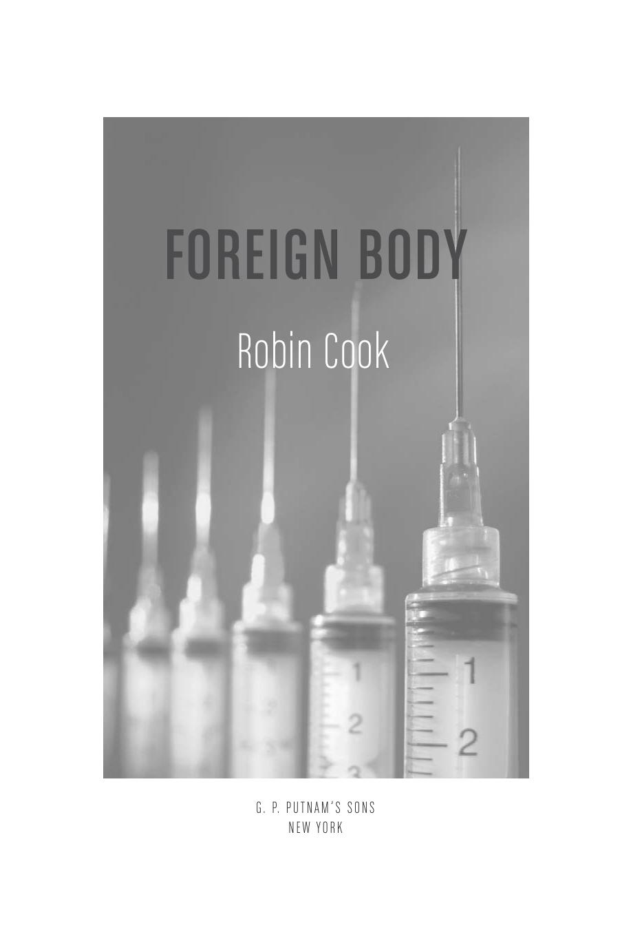 Foreign Body by Robin Cook