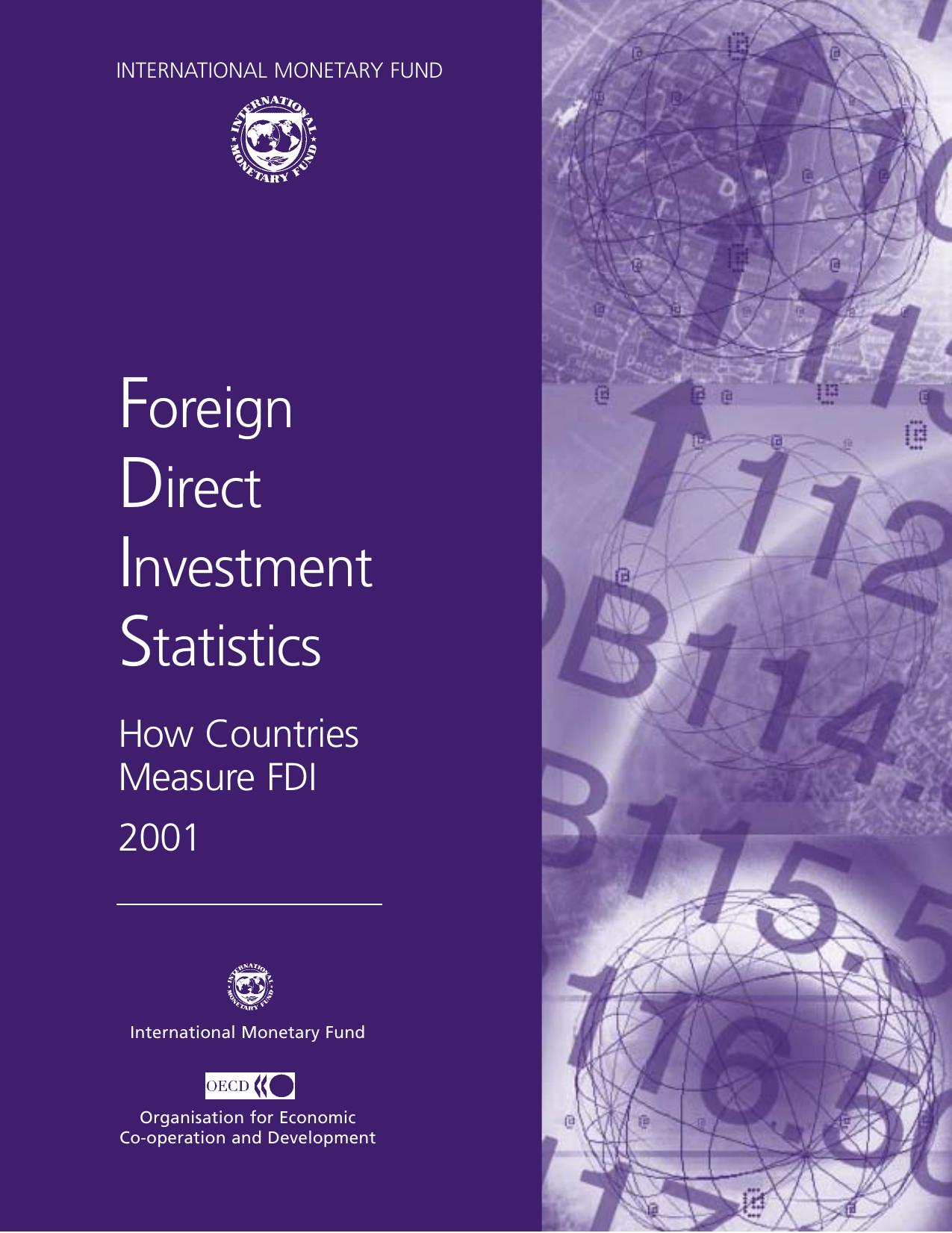 Foreign Direct Investment Statistics : How Countries Measure FDI by OECD