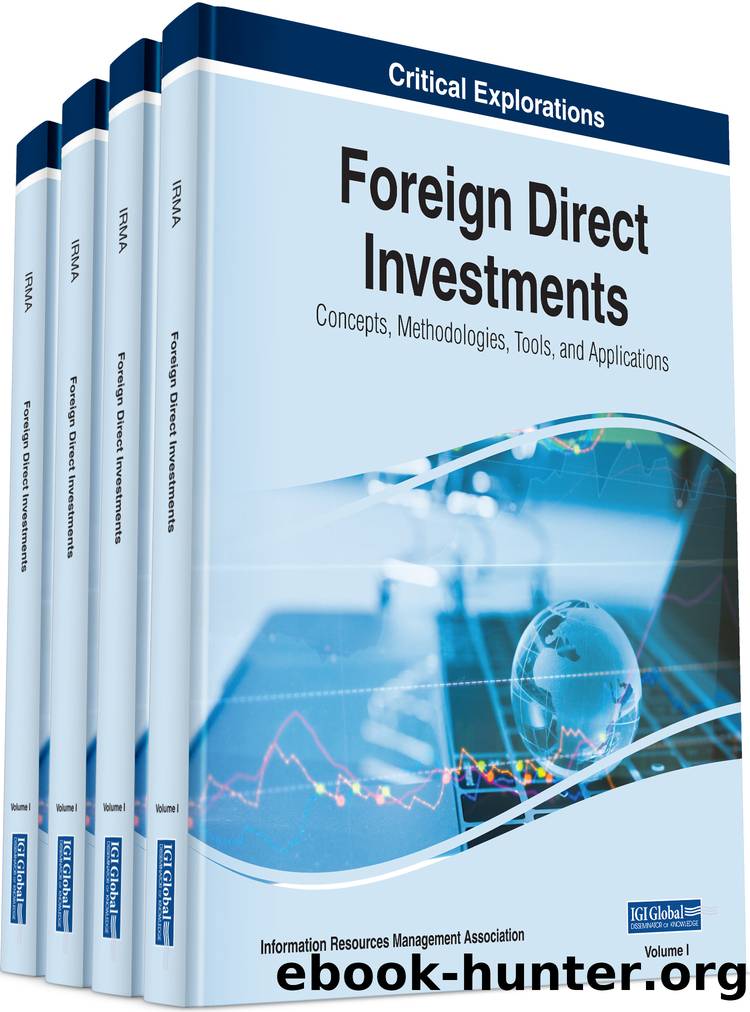 Foreign Direct Investments: Concepts, Methodologies, Tools, and Applications by Management Association Information Resources