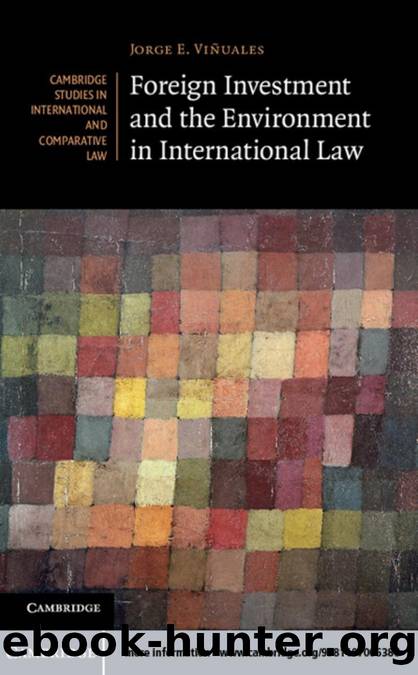 Foreign Investment and the Environment in International Law by Jorge E. Viñuales; Jorge E. Viñuales