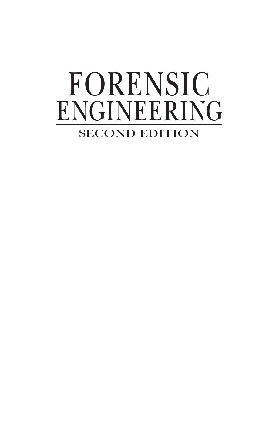 Forensic Engineering, Second Edition by Kenneth L. Carper