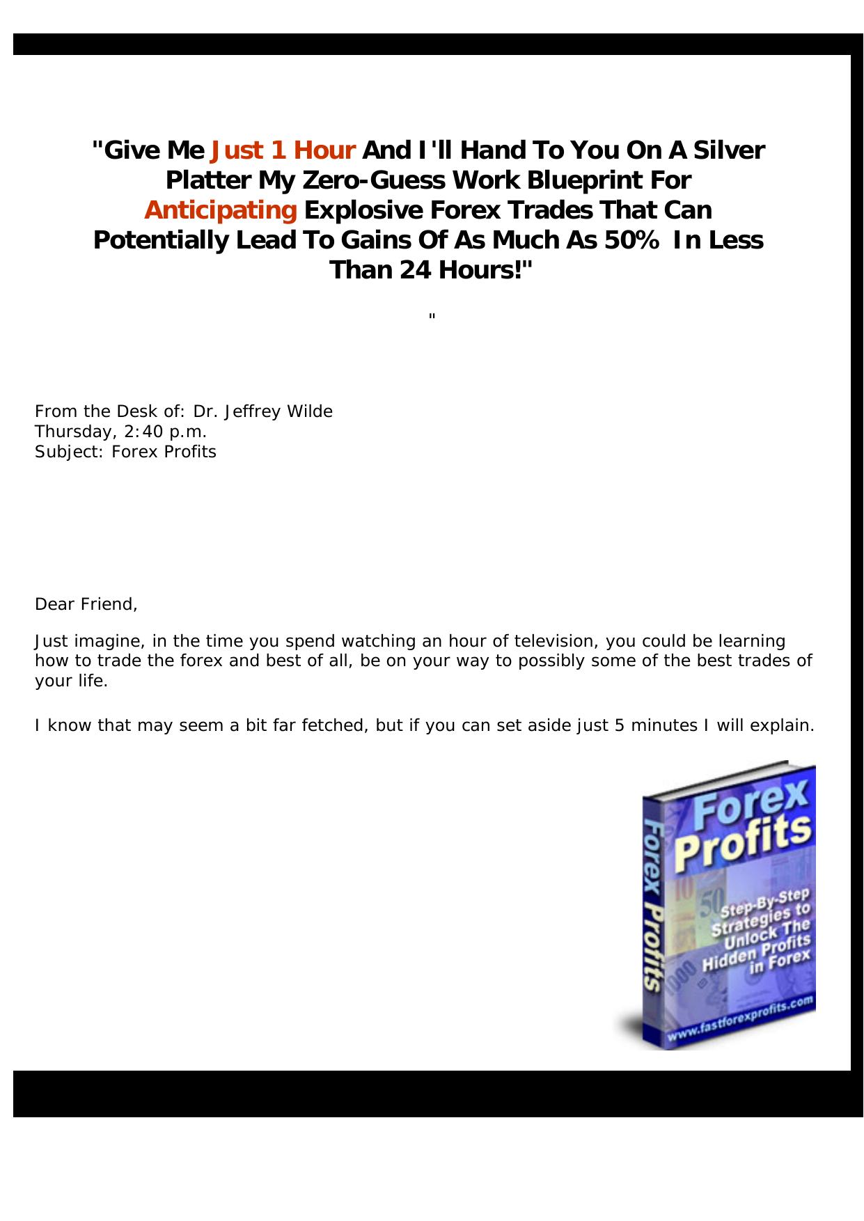 Forex Profits Book & Video Program. by Best of Kuszter's Collection