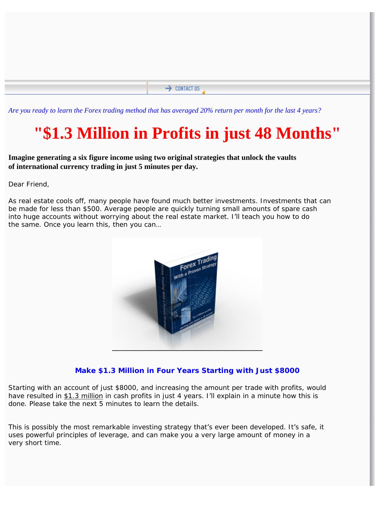 Forex Trading With A Four Year Track Record. by Best of Kuszter's Collection