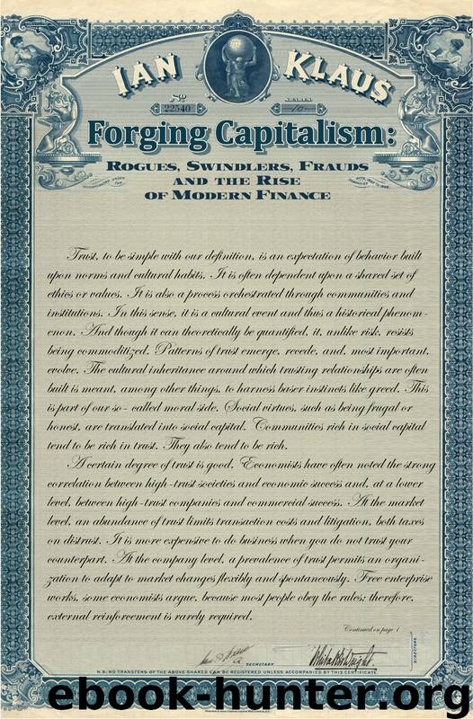Forging Capitalism by Ian Klaus