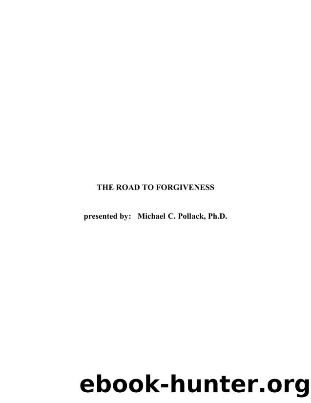 Forgiveness Handouts by Unknown