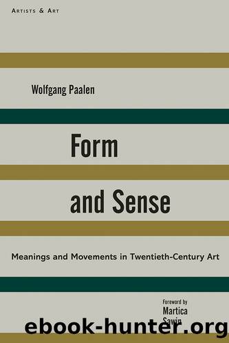 Form and Sense by Wolfgang Paalen