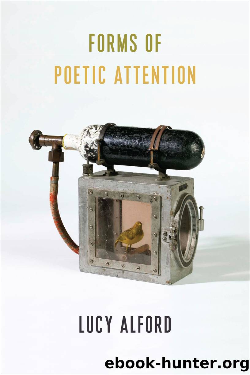 Forms of Poetic Attention by Lucy Alford;