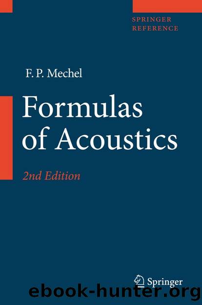 Formulas of Acoustics (Second edition) by unknow