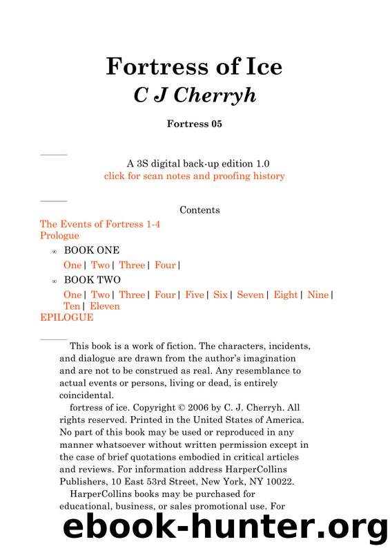 Fortress #05 - Fortress of Ice by C. J. Cherryh