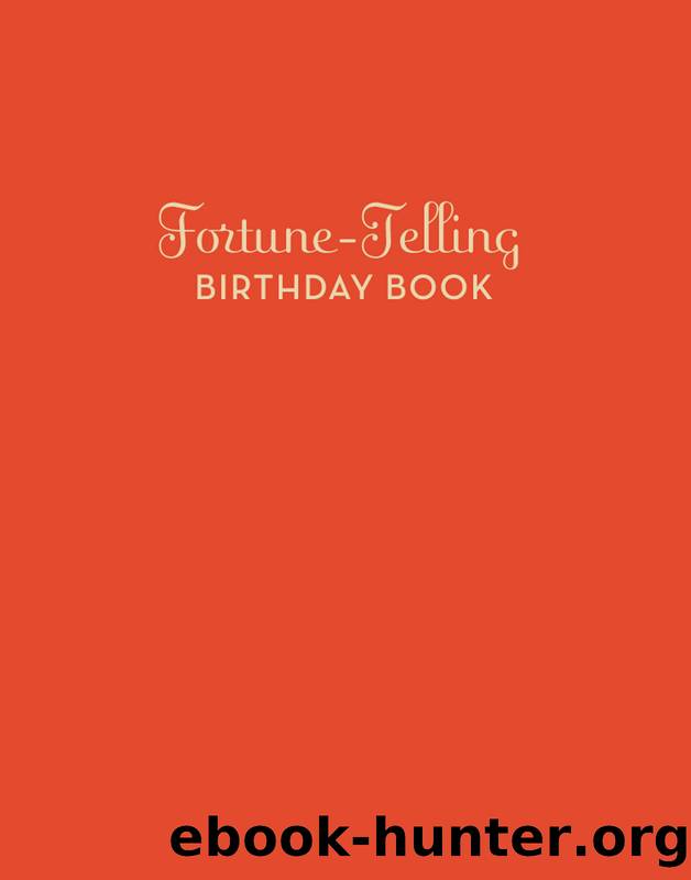 Fortune-Telling Birthday Book by Chronicle Books
