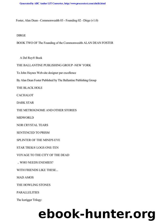 Foster, Alan Dean - Founding 02 by Foster Alan Dean