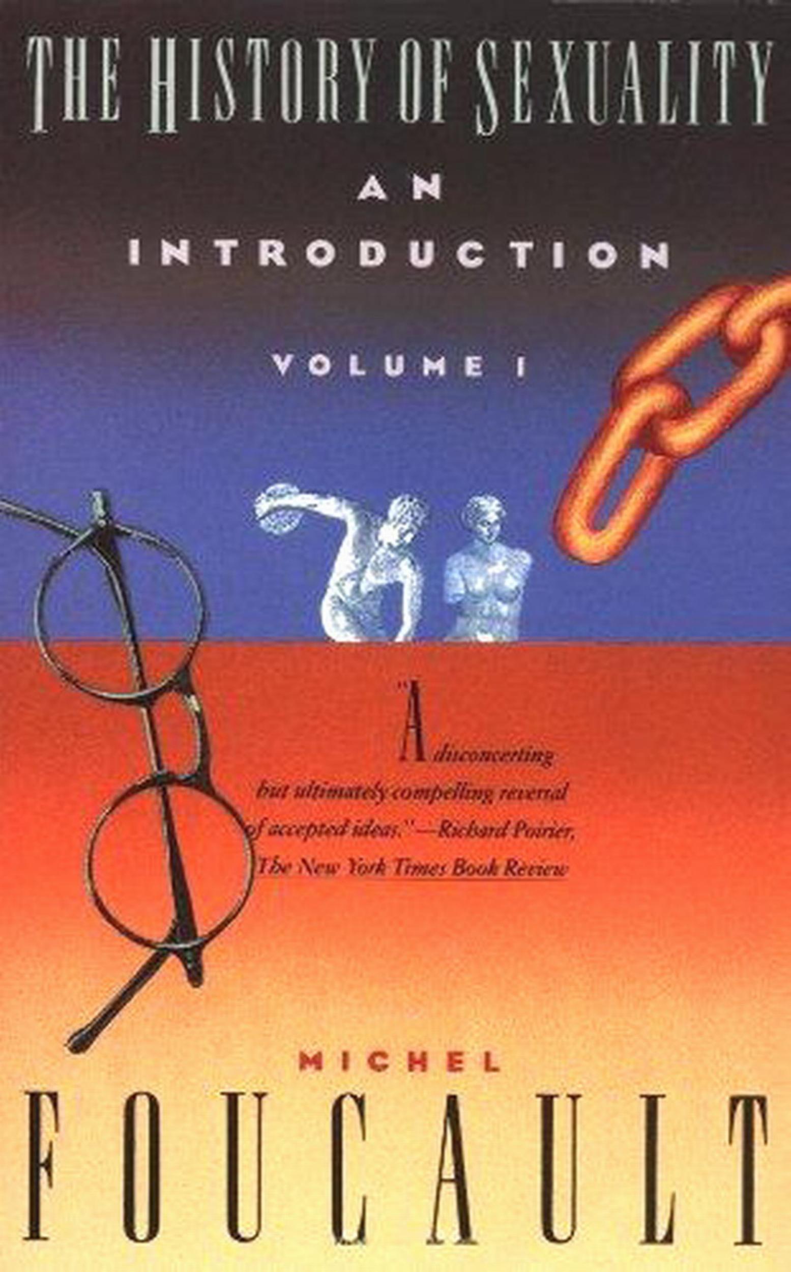 Foucault, M by History of Sexuality Vol. 1 An Introduction (Pantheon 1978)