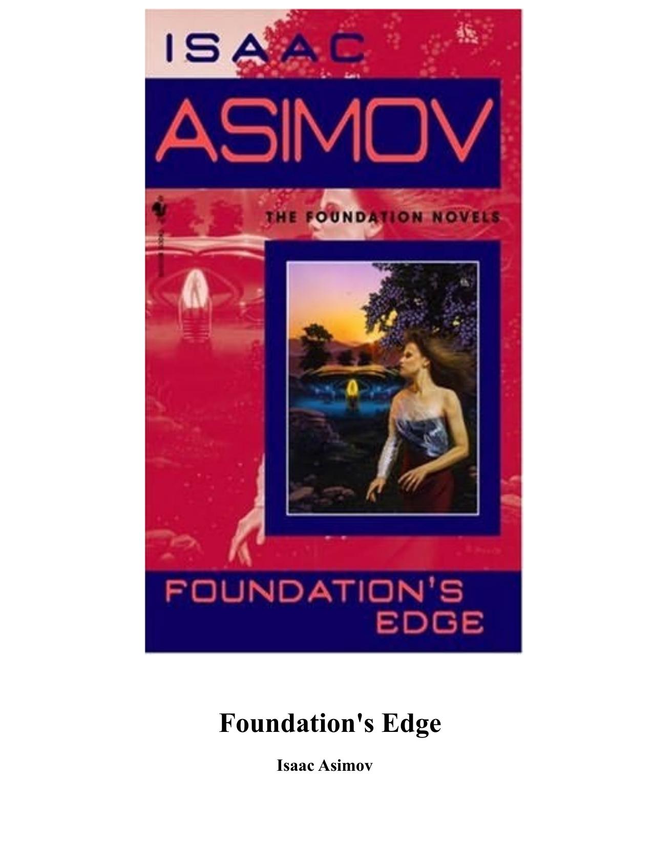 Foundation 06 Foundation's Edge by Isaac Asimov