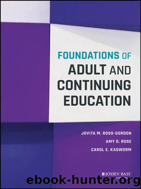 Foundations of Adult and Continuing Education by unknow