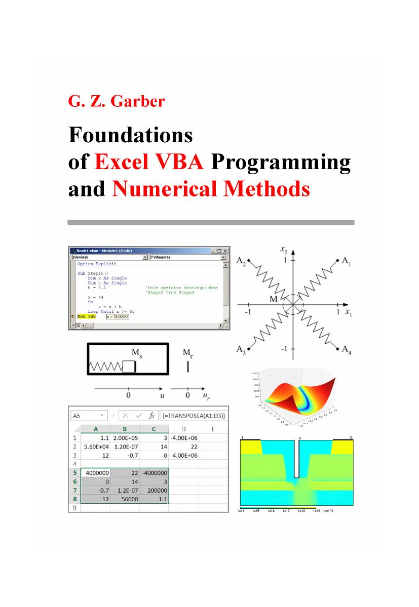 Foundations of Excel VBA Programming and Numerical Methods by Garber G.Z
