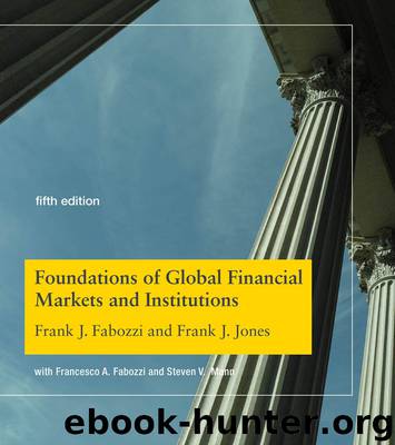 Foundations of Global Financial Markets and Institutions (The MIT Press) by Frank J. Fabozzi & Frank J. Jones