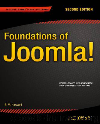 Foundations of Joomla by Harwani B. M