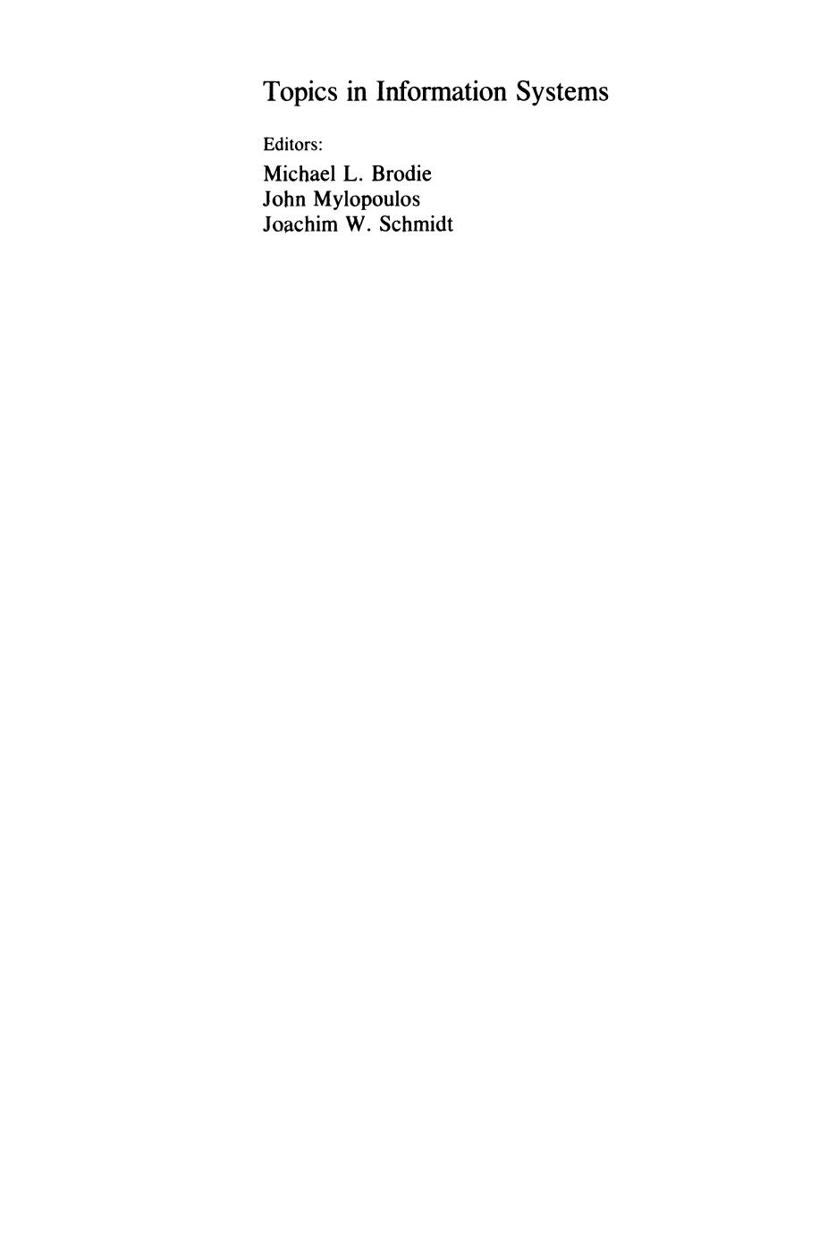 Foundations of Knowledge Base Management: Contributions from Logic, Databases, and Artificial Intelligence Applications by Wolfgang Bibel Jean-Marie Nicolas (auth.) Joachim W. Schmidt Constantino Thanos (eds.)