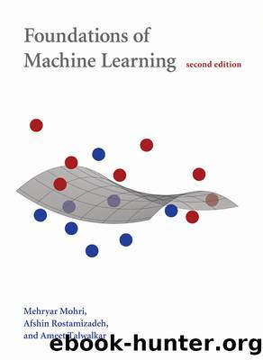 Foundations of Machine Learning, Second Edition by Mohri Mehryar; Rostamizadeh Afshin; Talwalkar Ameet